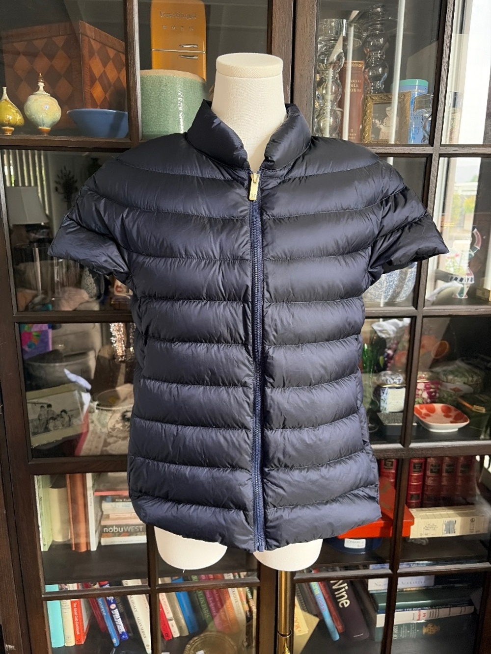 Martha Stewart, Short Sleave Down Puffer Vest Small